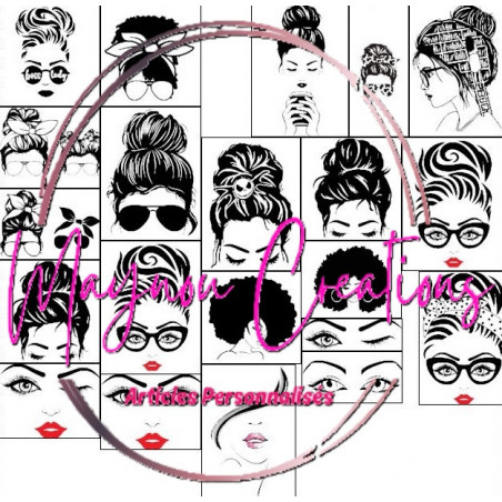 Fichier Image femme pour cricut