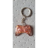 Porte Clé Manette XBOX/paillété rose
