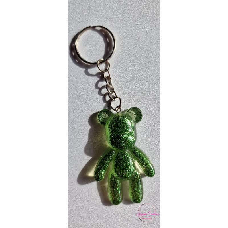 Porte clé ourson/vert Porte clé ourson/vert