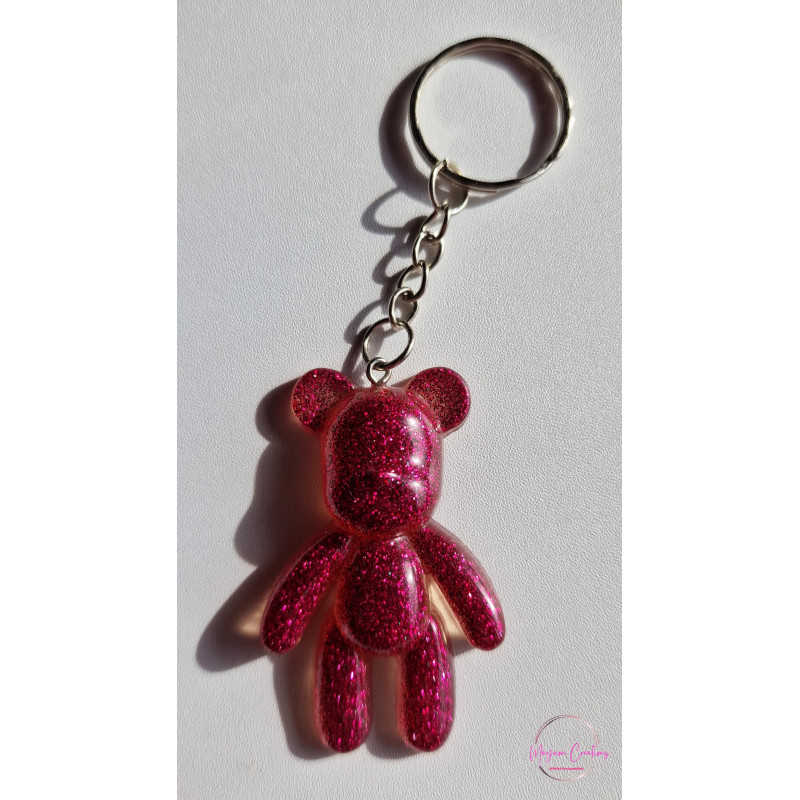 Porte Clé Ourson/Rose Porte Clé Ourson/Rose