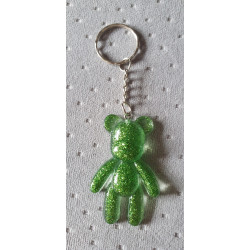 Porte clé ourson/vert