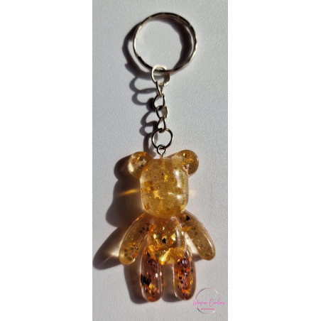 Porte Clé Ourson/jaune