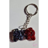 Porte Clé Manette PS/rouge gris